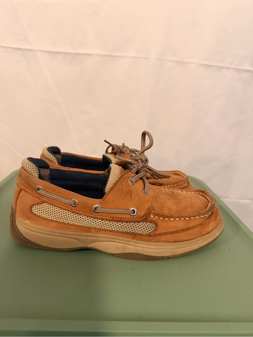 Youth Boys Sperry Leather Boat Shoes